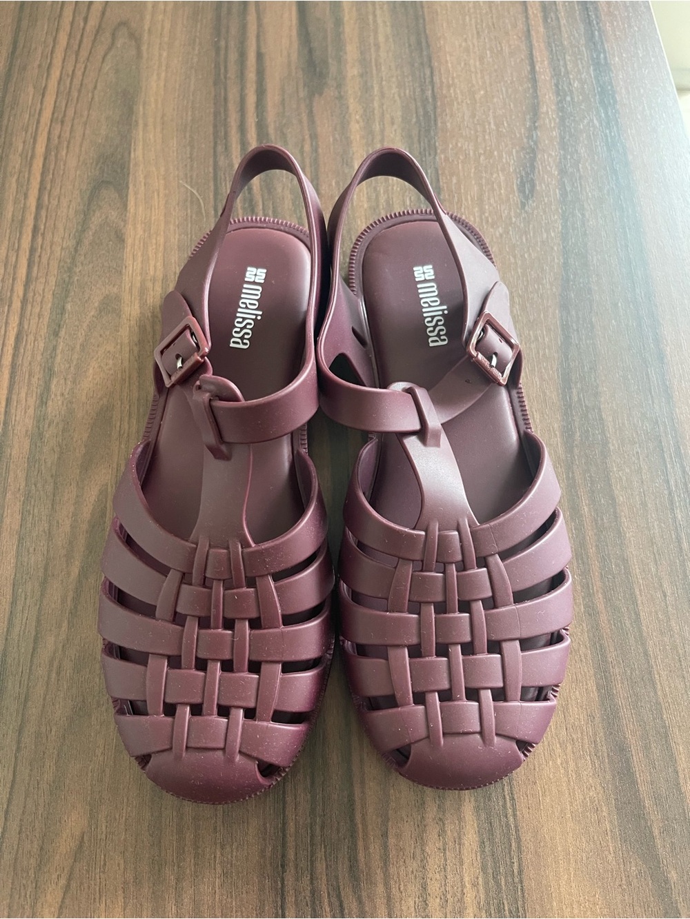 Melissa Women’s Possession Jelly Sandals in Matte Burgundy